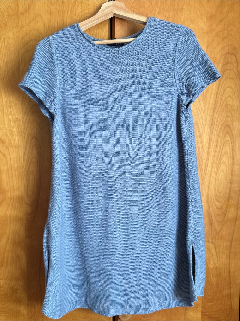 Eileen Fisher Pale Blue Knit Tunic
